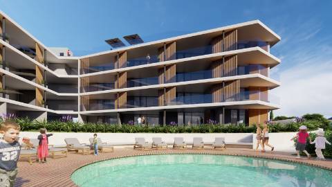 Empreendimento de luxo, em fase de construção para venda em Oura, Albufeira.