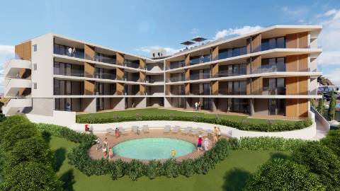 Empreendimento de luxo, em fase de construção para venda em Oura, Albufeira.