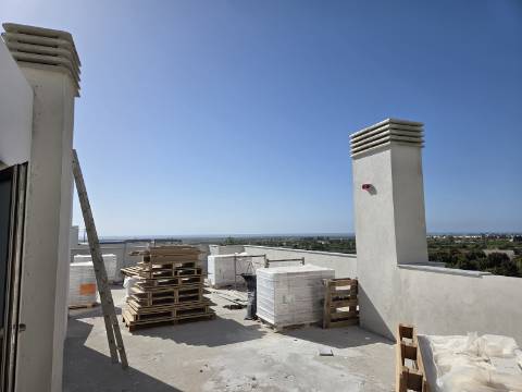 Penthouse com Vista Mar da Sala e Terraço Privado