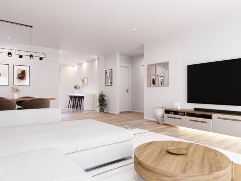 Penthouse com Vista Mar da Sala e Terraço Privado