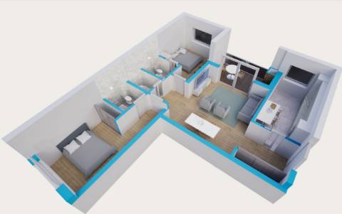 Apartamento T2 para venda em Cabanas de Tavira