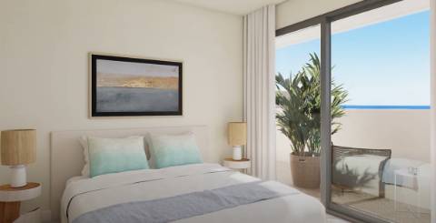 Apartamento T2 novo com piscina e 2 lugares de garagem em Cabanas de Tavira