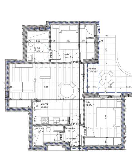 Apartamento T2 Moderno com acesso a piscina em Cabanas de Tavira