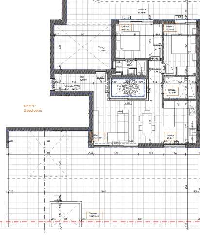 Penthouse T3 com terraço privado e acesso a piscina em Cabanas de Tavira