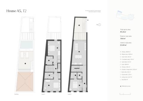 Moradia T3 de luxo em Tavira com piscina e estacionamento privado