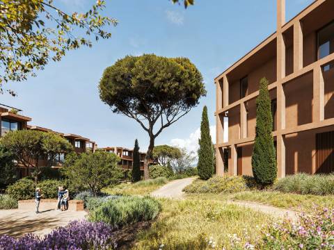 AP T3 de Luxo em Vilamoura com piscina e varanda com 54,45m²