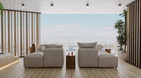 Apartamento T2 com jardim privado, garagem e piscina em Albufeira