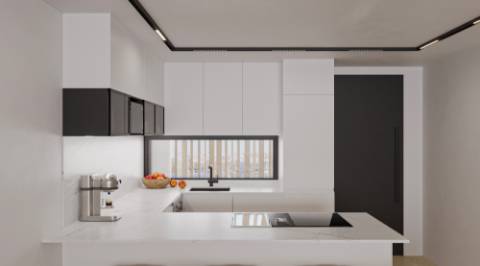 Apartamento T2 com jardim privado, garagem e piscina em Albufeira