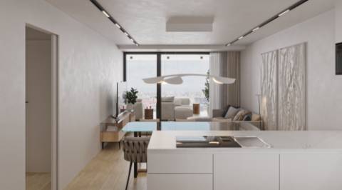 Apartamento T2 com jardim privado, garagem e piscina em Albufeira