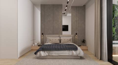 Apartamento T2 com jardim privado, garagem e piscina em Albufeira