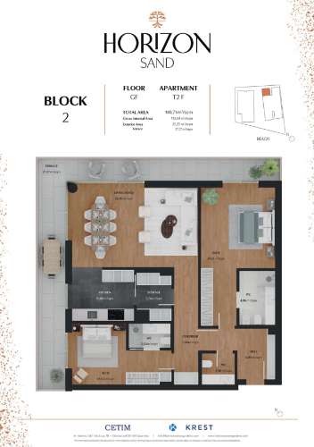 Apartamento beira-mar em Quarteira com piscina e garagem