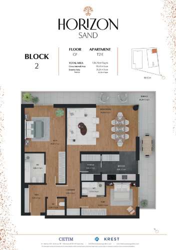 Oceanfront T2 com Piscina e Garagem em Quarteira