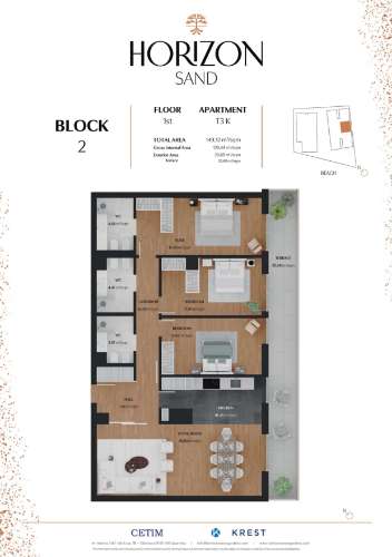 Apartamento T3 em Quarteira com Piscina, Vista Mar e Garagem