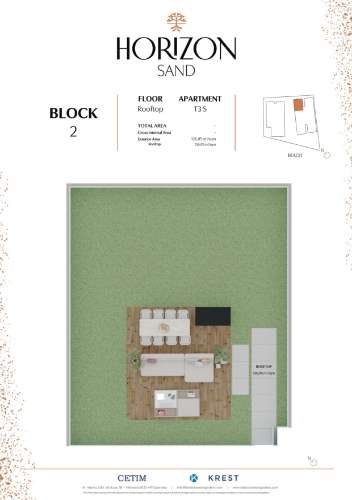 Apartamento T3 em Quarteira com Rooftop de 126m² e piscina