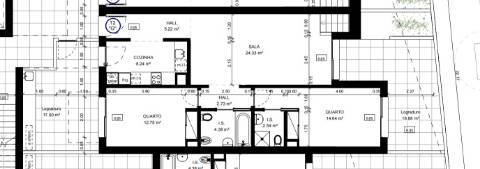 Apartamento T2 em Cabanas de Tavira, em condomínio com piscina e garagem