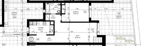 T1 em Cabanas de Tavira em condomínio, no rés-do-chão com piscina e garagem