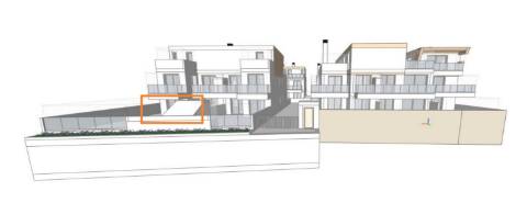 Apartamento T2 com piscina e garagem em condomínio em Cabanas de Tavira