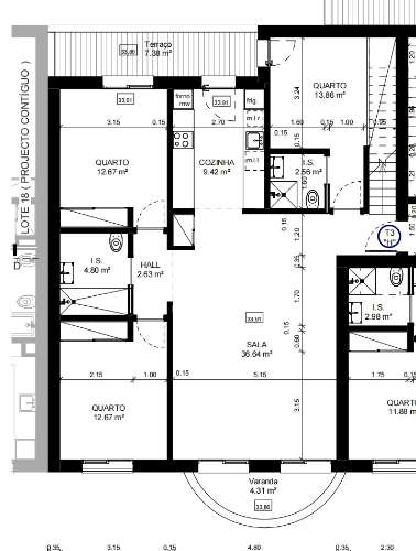 Penthouse 3 Quartos com Terraço Privado e Garagem em Tavira