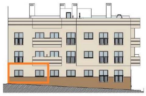 Apartamento T3 com garagem e rooftop partilhado em Tavira