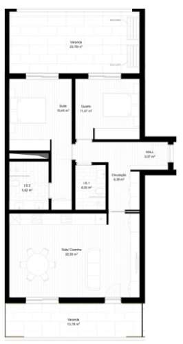 Apartamento T2 com varanda e garagem à venda em Portimão