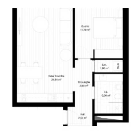 Apartamento T1 com garagem à venda em Portimão