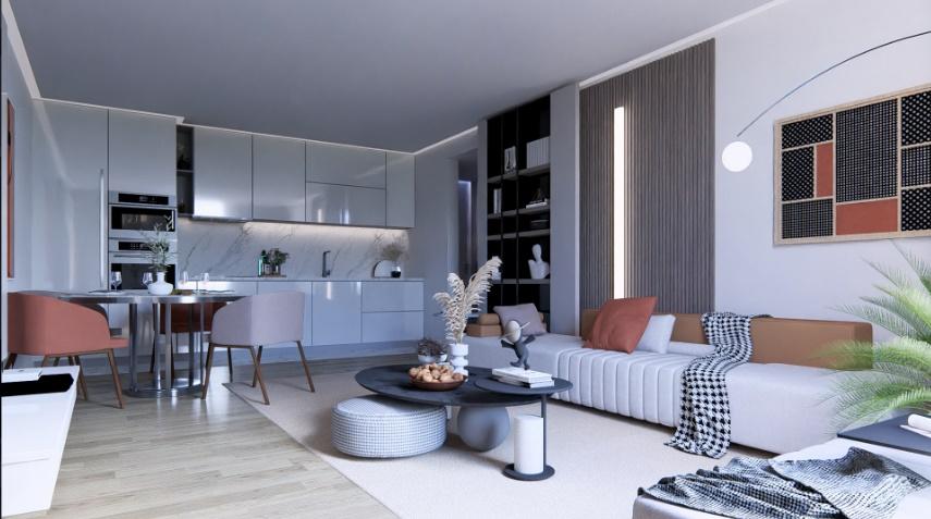 Apartamento T1 com garagem no centro de Portimão