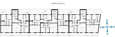 Apartamento T2+1 com terraço último andar e garagem em Portimão
