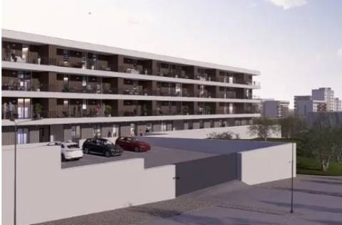 Apartamento T2 com varanda e garagem no último andar, em Portimão