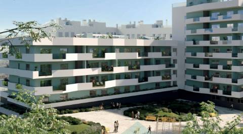 Apartamento T2 Duplex com terraço privado e piscina