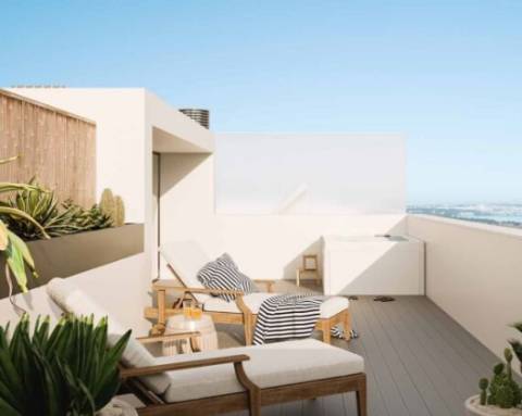 Apartamento T2 Duplex no LUX Garden EVO, Faro - com piscina