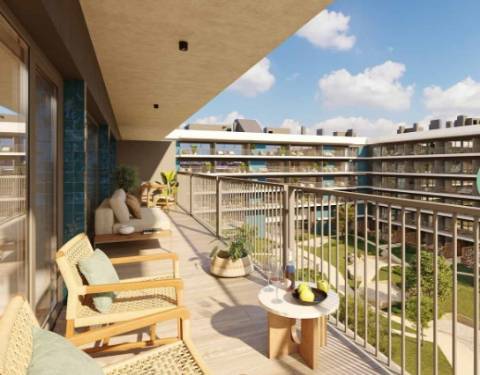 Apartamento T2 Duplex com jacuzzi no terraço, piscina e garagem