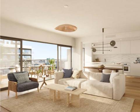 Apartamento T2 Duplex com jacuzzi no terraço, piscina e garagem