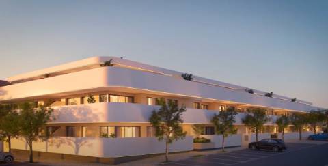 Apartamento T2 Moderno com piscina e Garagem em Cabanas de Tavira