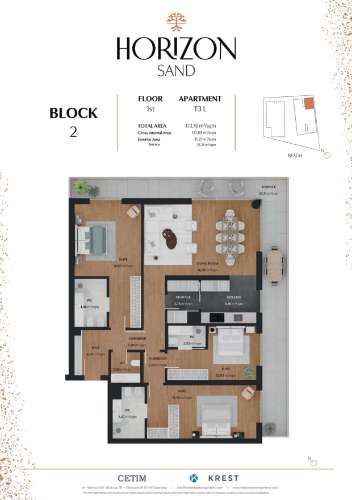 Apartamento T3, com Vista Mar, Piscina e Garagem em Quarteira