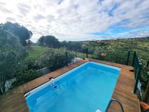 Moradia térrea T3 com vista mar golfe, natureza, privacidade e praia a 10 minutos em Altura, Castro Marim