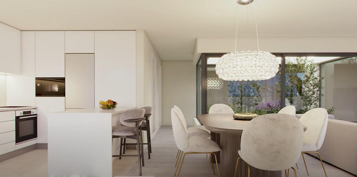 Apartamento T1 com garagem e piscina para venda em Cabanas de Tavira