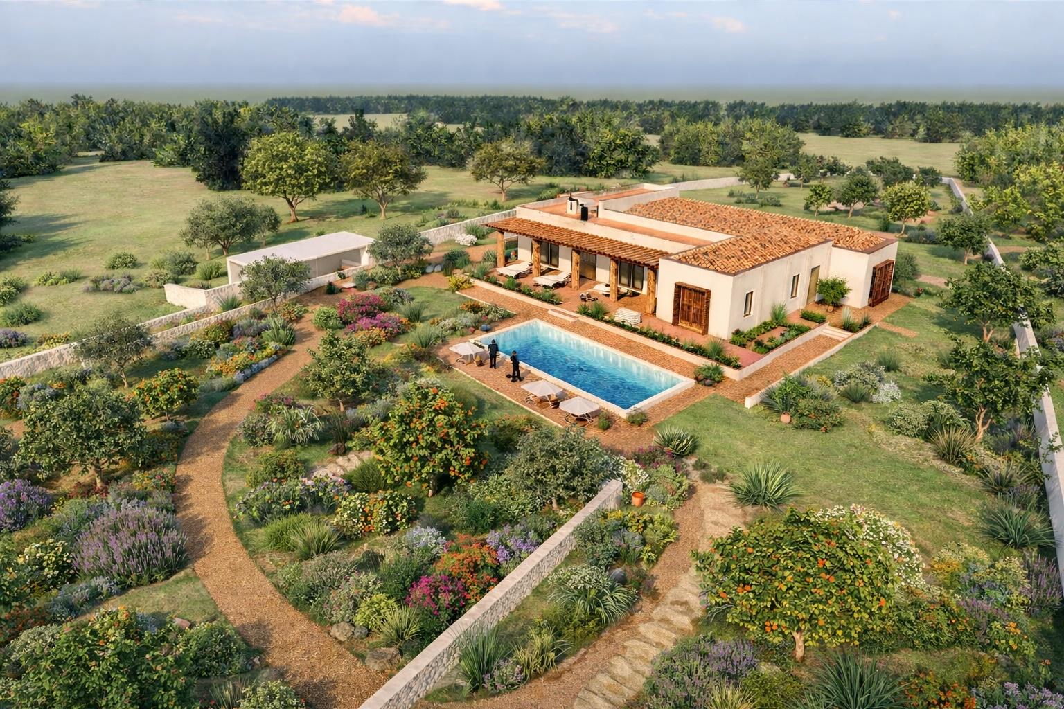 Terreno com Projeto Aprovado e Vistas Golfe e Mar