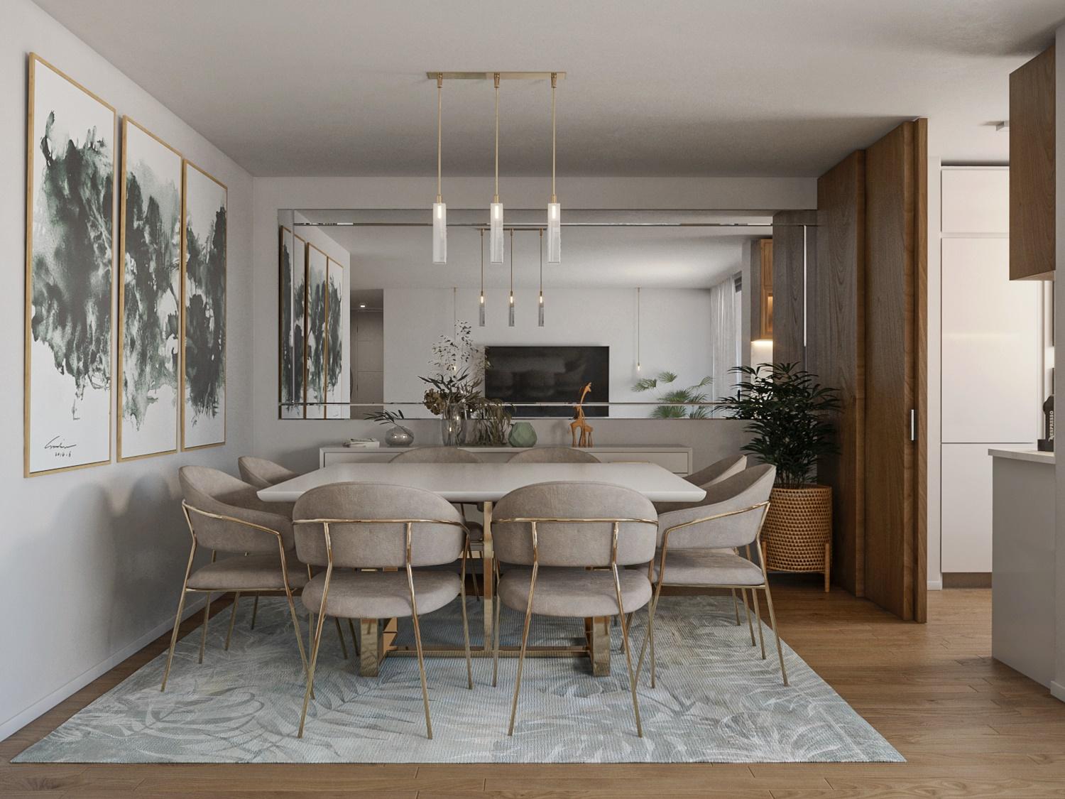 Apartamento T4 no rés-do-chão, com garagem e piscina em Conceição de Tavira