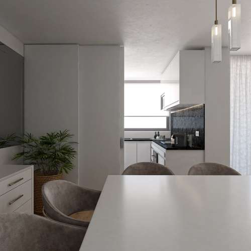 Penthouse T2 com rooftop, piscina e garagem perto de Cabanas de Tavira