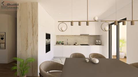 Apartamento T3 com terraço grande e jacuzzi em fase de construção