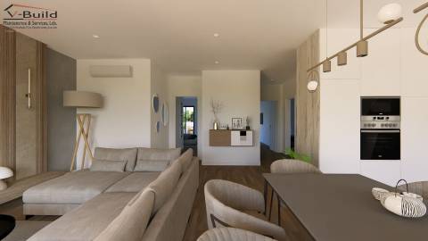 Apartamento T3 com terraço grande e jacuzzi em fase de construção