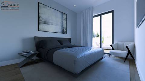 Apartamento T3 com terraço grande e jacuzzi em fase de construção