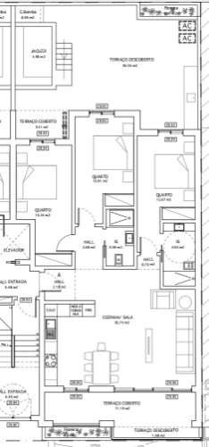 Apartamento T3 com terraço grande e jacuzzi em fase de construção