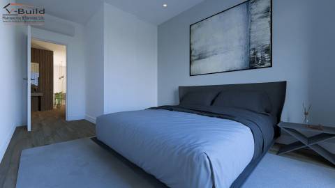 Apartamento T3 com terraço, jacuzzi e garagem em fase de construção