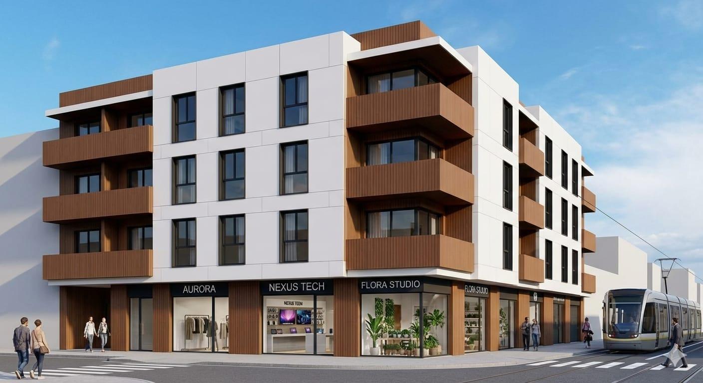 Loja em construção com 73 m2