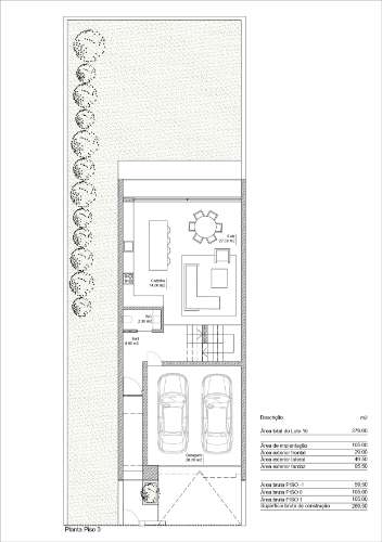 MORADIA 3 FRENTES EM CONSTRUÇÃO (3 SUITES)