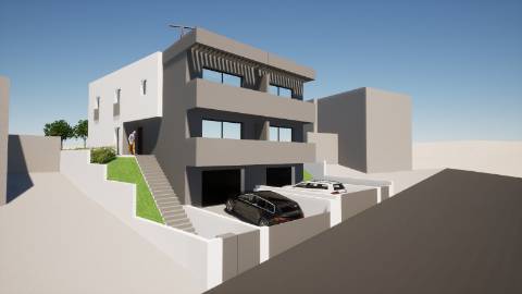 Moradia T3 de 3 Frentes (Em Pedreiro) - Fânzeres