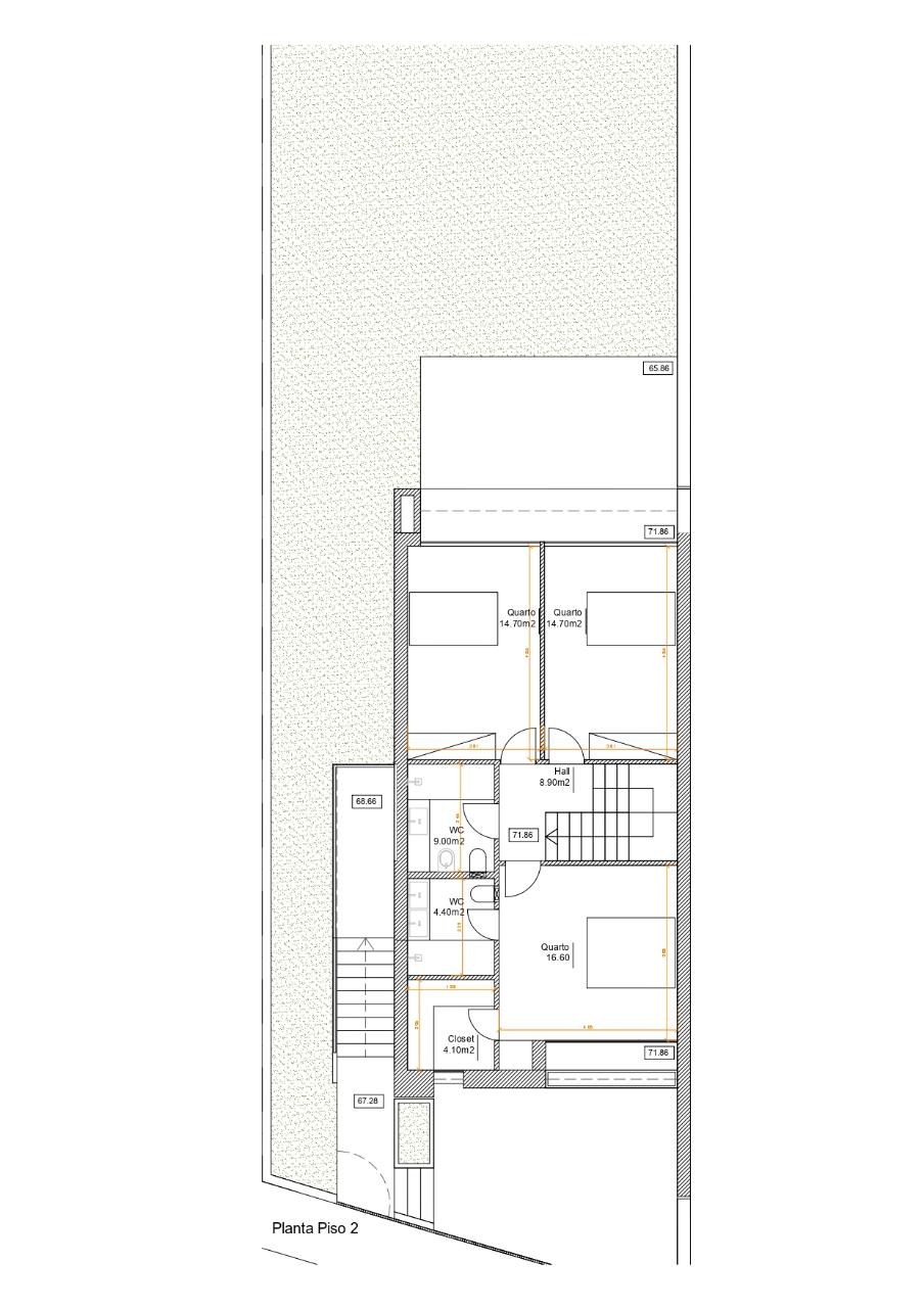 MORADIA T3 de 3 FRENTES