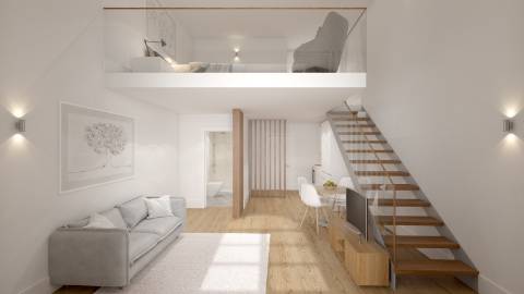 Loft na zona histórica da cidade do Porto