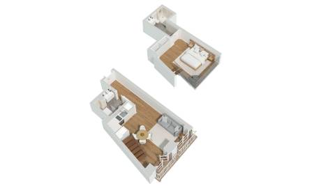 Loft na zona histórica da cidade do Porto